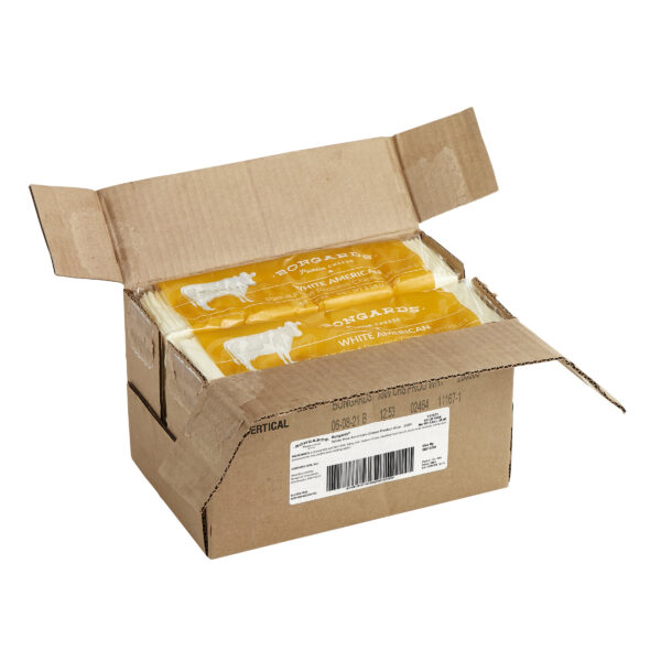 bongard sliced white american cheese